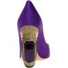 imageFSJ Women Gorgeous Pointed Toe Crystal Block Chunky High Heel Pumps Slip On Ladies Wedding Evening Dress Shoes Size 416 USIndigosatin