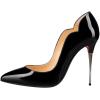 imageFSJ Women High Heels Closed Pointed Toe Pumps Sexy Slip On Metal Stilettos Party Wedding Daily Wear Basic Fashion Dressy Shoes Size 416 USBlack