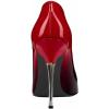 imageFSJ Women High Heels Closed Pointed Toe Pumps Sexy Slip On Metal Stilettos Party Wedding Daily Wear Basic Fashion Dressy Shoes Size 416 USBlackRed