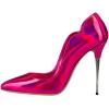 imageFSJ Women High Heels Closed Pointed Toe Pumps Sexy Slip On Metal Stilettos Party Wedding Daily Wear Basic Fashion Dressy Shoes Size 416 USFuchsia
