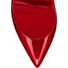 imageFSJ Women High Heels Closed Pointed Toe Pumps Sexy Slip On Metal Stilettos Party Wedding Daily Wear Basic Fashion Dressy Shoes Size 416 USRed