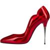 imageFSJ Women High Heels Closed Pointed Toe Pumps Sexy Slip On Metal Stilettos Party Wedding Daily Wear Basic Fashion Dressy Shoes Size 416 USRed