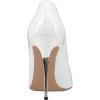 imageFSJ Women High Heels Closed Pointed Toe Pumps Sexy Slip On Metal Stilettos Party Wedding Daily Wear Basic Fashion Dressy Shoes Size 416 USWhite