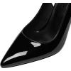 imageFSJ Women Chic Pointed Toe Butterfly High Heel Slingback Pumps Special Slip On Ankle Strap Ladies Party Wedding Dress Shoes Size 416 USBlack