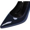 imageFSJ Women Chic Pointed Toe Butterfly High Heel Slingback Pumps Special Slip On Ankle Strap Ladies Party Wedding Dress Shoes Size 416 USBlue