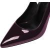 imageFSJ Women Chic Pointed Toe Butterfly High Heel Slingback Pumps Special Slip On Ankle Strap Ladies Party Wedding Dress Shoes Size 416 USPlum