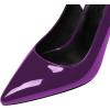 imageFSJ Women Chic Pointed Toe Butterfly High Heel Slingback Pumps Special Slip On Ankle Strap Ladies Party Wedding Dress Shoes Size 416 USPurple