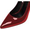 imageFSJ Women Chic Pointed Toe Butterfly High Heel Slingback Pumps Special Slip On Ankle Strap Ladies Party Wedding Dress Shoes Size 416 USRed