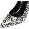 imageFSJ Women Chic Pointed Toe Butterfly High Heel Slingback Pumps Special Slip On Ankle Strap Ladies Party Wedding Dress Shoes Size 416 USWhite Leopard Print