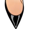 imageFSJ Women Classic Pearls Heel Pumps Pointed Toe Slip On High Heel 9cm Glossy Leather Ladies Office Party Dress Pump Shoes Size 416 USBlack