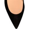 imageFSJ Women Classic Pearls Heel Pumps Pointed Toe Slip On High Heel 9cm Glossy Leather Ladies Office Party Dress Pump Shoes Size 416 USBlack Suede