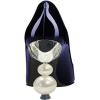 imageFSJ Women Classic Pearls Heel Pumps Pointed Toe Slip On High Heel 9cm Glossy Leather Ladies Office Party Dress Pump Shoes Size 416 USBlue