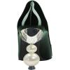 imageFSJ Women Classic Pearls Heel Pumps Pointed Toe Slip On High Heel 9cm Glossy Leather Ladies Office Party Dress Pump Shoes Size 416 USGreen