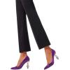 imageFSJ Women Classic Pearls Heel Pumps Pointed Toe Slip On High Heel 9cm Glossy Leather Ladies Office Party Dress Pump Shoes Size 416 USPurple