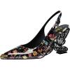 imageFSJ Women Chic Pointed Toe Butterfly High Heel Slingback Pumps Special Slip On Ankle Strap Ladies Party Wedding Dress Shoes Size 416 USFlowers
