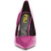 imageFSJ Slip On Pearl Beaded High Heel Slip On Pump Pointed Toe Mirror Effect Classic Party Club Shoe for Women 415 USFuchsia