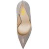 imageFSJ Slip On Pearl Beaded High Heel Slip On Pump Pointed Toe Mirror Effect Classic Party Club Shoe for Women 415 USGrey