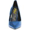 imageFSJ Slip On Pearl Beaded High Heel Slip On Pump Pointed Toe Mirror Effect Classic Party Club Shoe for Women 415 USSteelblue