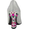 imageFSJ Women Gorgeous Crystal Gemstone Heel Pumps Pointed Toe Slip On Chunky Block Heels with Rhinestones for Bridal Party Wedding Dress Shoes Size 416 USSilver Glitter