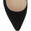 imageFSJ Women Gorgeous Crystal Gemstone Heel Pumps Pointed Toe Slip On Chunky Block Heels with Rhinestones for Bridal Party Wedding Dress Shoes Size 416 USBlack Suede