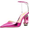 Pink Mirror Leather