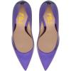imageFSJ Women Clear High Heel Closed Pointed Toe Pumps Elegant Slip On Chunky Block Heel Ladies Bridal Wedding Party Dress Shoes Size 415 USSlateblue