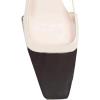 imageFSJ Women Fashion Square Toe Pumps Rhinestones Chunky Low Heel Cutout Slingback Sandals Shoes Size 415 USBlack