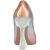 imageFSJ Women Sexy Pointed Toe Pumps Chic Transparent Chunky High Heel Slip On Closed Toe Office Lady Formal Wedding Party Dress Shoes Size 416 USChampagne Changing