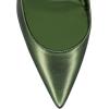 imageFSJ Women Sexy Pointed Toe Pumps Chic Transparent Chunky High Heel Slip On Closed Toe Office Lady Formal Wedding Party Dress Shoes Size 416 USGreen