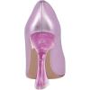imageFSJ Women Sexy Pointed Toe Pumps Chic Transparent Chunky High Heel Slip On Closed Toe Office Lady Formal Wedding Party Dress Shoes Size 416 USPurple