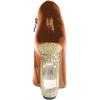 imageFSJ Women Trendy Ankle Boots Pointed Toe Comfy Chunky High Heel Sparkly Crystal Side Zipper Booties Wedding Party Shoes Size 416 USBrown