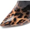 imageFSJ Women Trendy Ankle Boots Pointed Toe Comfy Chunky High Heel Sparkly Crystal Side Zipper Booties Wedding Party Shoes Size 416 USLeopard Gradient