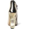 imageFSJ Women Trendy Ankle Boots Pointed Toe Comfy Chunky High Heel Sparkly Crystal Side Zipper Booties Wedding Party Shoes Size 416 USLight Gold