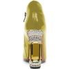 imageFSJ Women Trendy Ankle Boots Pointed Toe Comfy Chunky High Heel Sparkly Crystal Side Zipper Booties Wedding Party Shoes Size 416 USYellow Green