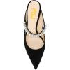 imageFSJ Women Crystal Chunky Heeled Mules Wedding Sandals Rhinestone Strappy Pumps Pointed Toe Fashion Slippers Slip On Bridal Shoes Size 415 USBlackRed