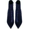 imageFSJ Women Fashion Ankle Boot Sexy Pointed Toe Stiletto High Heel Side Zipper Dressy Short Booties Size 415 USBlue
