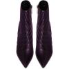 imageFSJ Women Fashion Ankle Boot Sexy Pointed Toe Stiletto High Heel Side Zipper Dressy Short Booties Size 415 USPurple