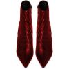 imageFSJ Women Fashion Ankle Boot Sexy Pointed Toe Stiletto High Heel Side Zipper Dressy Short Booties Size 415 USRed