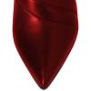 imageFSJ Women Fashion Ankle Boot Sexy Pointed Toe Stiletto High Heel Side Zipper Dressy Short Booties Size 415 USRed