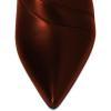 imageFSJ Women Fashion Ankle Boot Sexy Pointed Toe Stiletto High Heel Side Zipper Dressy Short Booties Size 415 USReddish Brown