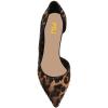 imageFSJ Women Graceful Pointed Toe Studded Rivets DOrsay Pumps Gold Chain High Heel Slip On Ladies Patry Prom Evening Dress Shoes Size 416 USLeopardvelvet