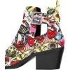 imageFSJ Women Almond Pointed Toe Ankle Boots Chelsea Cut Out Block Chunky Heels Booties with Buckle Ankle Strap Comfort Shoes Size 415 USLove
