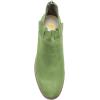 imageFSJ Women Fashion Closed Almond Toe Ankle Booties Chunky Low Heel V Cut Ruffle Back Zipper Boots Date Winter ShoesLight Green