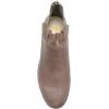 imageFSJ Women Fashion Closed Almond Toe Ankle Booties Chunky Low Heel V Cut Ruffle Back Zipper Boots Date Winter ShoesRosy Brown