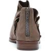 imageFSJ Women Fashion Closed Almond Toe Ankle Booties Chunky Low Heel V Cut Ruffle Back Zipper Boots Date Winter ShoesRosy Brown