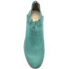 imageFSJ Women Fashion Closed Almond Toe Ankle Booties Chunky Low Heel V Cut Ruffle Back Zipper Boots Date Winter ShoesSky Blue