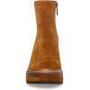 imageFSJ Women Fashion Platform Round Toe Suede Ankle Boots Block Chunky High Heel Side Zipper Winter Warm Walking Ladies Shoes Size 415 USBrown