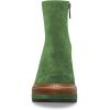 imageFSJ Women Fashion Platform Round Toe Suede Ankle Boots Block Chunky High Heel Side Zipper Winter Warm Walking Ladies Shoes Size 415 USGreen