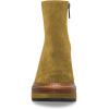 imageFSJ Women Fashion Platform Round Toe Suede Ankle Boots Block Chunky High Heel Side Zipper Winter Warm Walking Ladies Shoes Size 415 USOlive