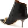 imageFSJ Women Glossy Mid Heel Ankle Boots Pointed Toe Bootie Chelsea Zipper Fall Fashion Winter Shoe Size 415 USCustomize